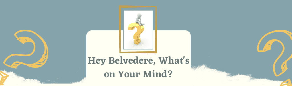 Hey Belvedere, What's on Your Mind?