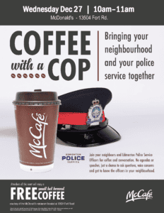 Coffee with a Cop @ McDonald's Klondike South